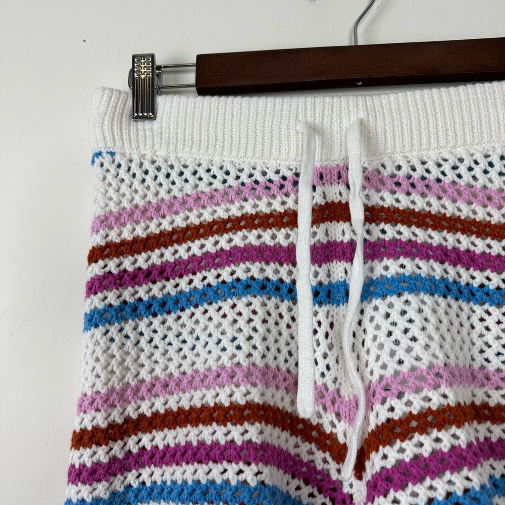 L*Space On The Horizon Striped Shorts Swim Cover-Up NWT Size Large - Picture 4 of 7